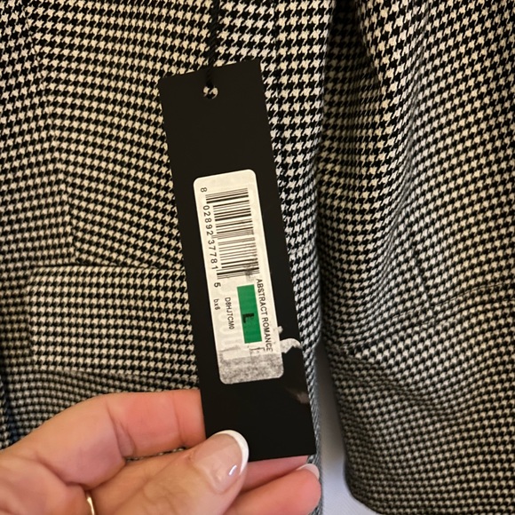 Donna Karan Houndstooth Lined Double Breasted Old Money Blazer Jacket Size L - Picture 16 of 16